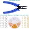 Split Rings for Jewelry Making, Caffox 700pcs Small Split Ring with Split Ring Pliers, Double Closed Jump Rings Craft Jump Loops Opener for Necklaces and Bracelets